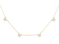 Diamond Necklace - 14 KT Yellow Gold