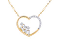 Diamond Necklace - 14 KT Yellow Gold