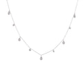 Diamond Necklace - 14 KT White Gold