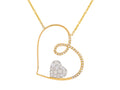 Diamond Necklace - 14 KT Yellow Gold