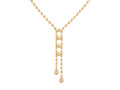 Diamond Necklace - 14 KT Yellow Gold