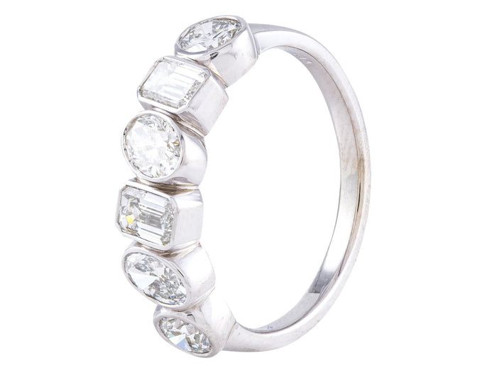 Diamond Band - 14 KT White Gold
