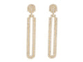 Diamond Earrings - 14 KT Yellow Gold