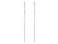 Diamond Earrings - 14 KT White Gold