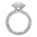 1.70ct Round Halo Diamond Engagement Ring