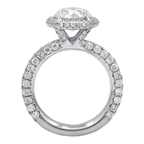 1.70ct Round Halo Diamond Engagement Ring