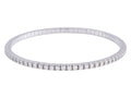 Diamond Bangle - 14 KT White Gold