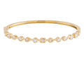Diamond Bangle - 14 KT Yellow Gold