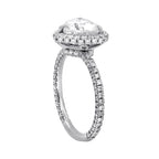 2.01ct Heart Diamond Halo Engagement Ring