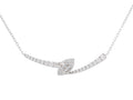 Diamond Necklace - 14 KT White Gold