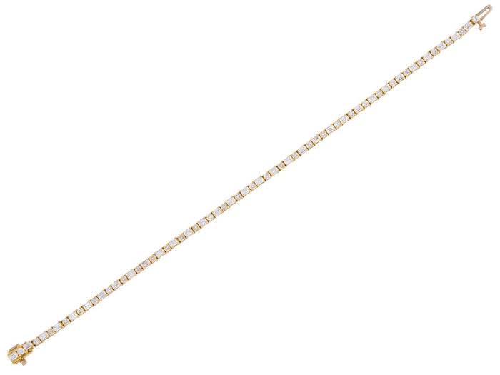 Diamond Bracelet - 14 KT Yellow Gold