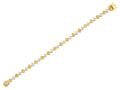 Diamond Bracelet - 18 KT White and Yellow Gold