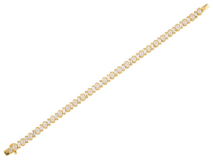 Diamond Bracelet - 18 KT Yellow Gold