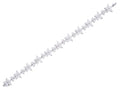 Diamond Bracelet - 18 KT White Gold