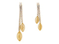 Diamond Earrings - 14 KT Yellow Gold