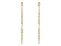 Diamond Earrings - 14 KT Yellow Gold