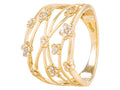 Diamond Ring - 14 KT Yellow Gold