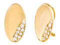 Diamond Earrings - 14 KT Yellow Gold