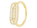 Diamond Ring - 14 KT Yellow Gold