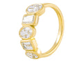Diamond Band - 14 KT Yellow Gold