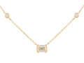 Diamond Necklace - 14 KT Yellow Gold