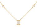 Diamond Necklace - 14 KT Yellow Gold