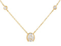 Diamond Necklace - 14 KT Yellow Gold