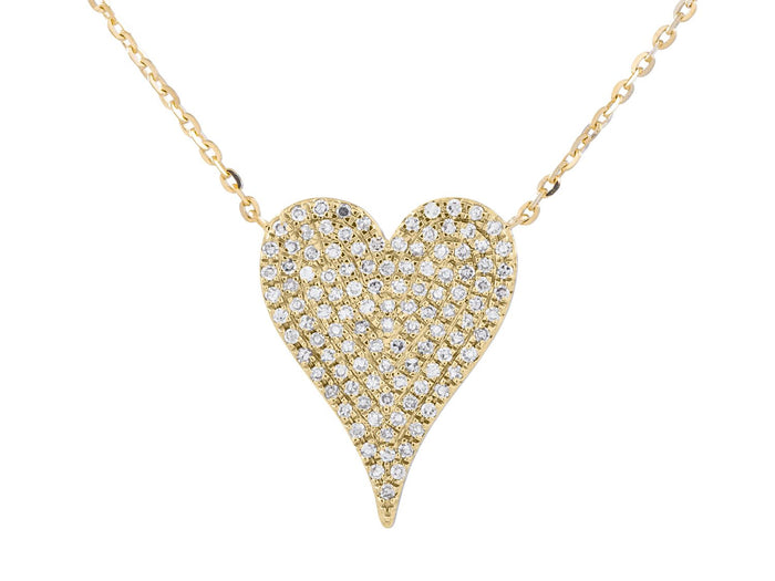 Diamond Necklace - 14 KT Yellow Gold
