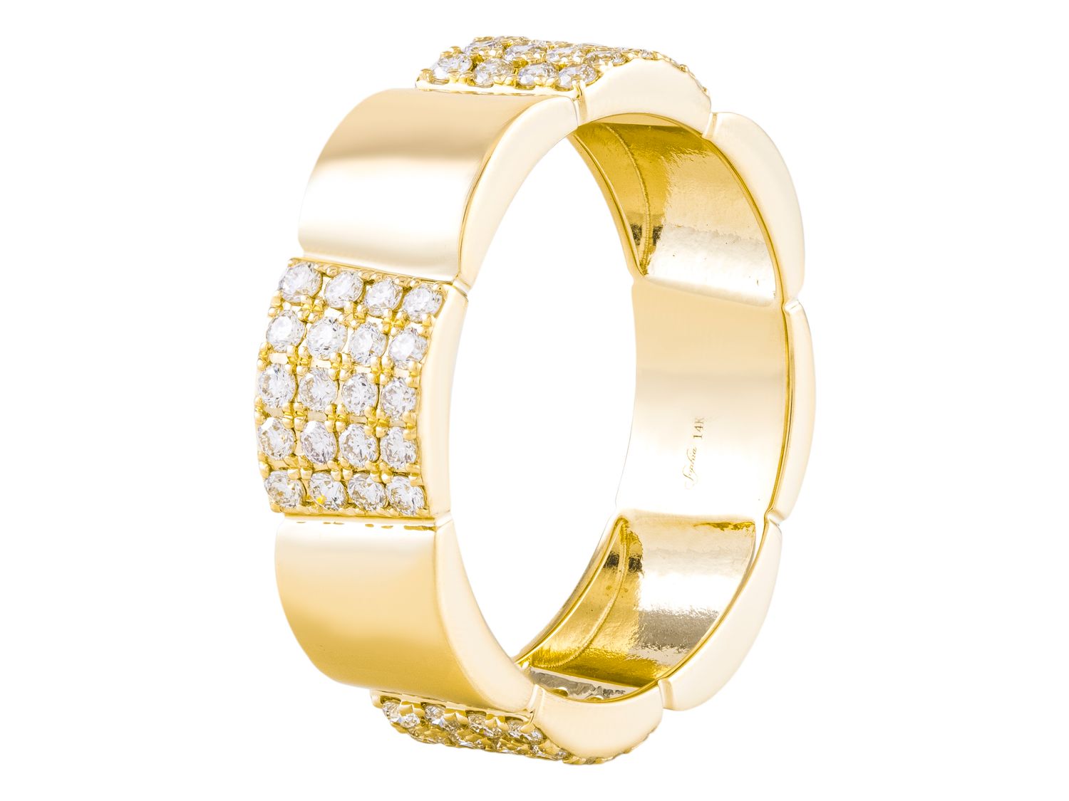 Diamond Ring - 14 KT Yellow Gold