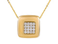 Diamond Necklace - 14 KT Yellow Gold