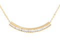 Diamond Necklace - 14 KT Yellow Gold