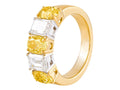 Diamond Ring - 18 KT White and Yellow Gold