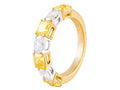 Diamond Ring - 18 KT White and Yellow Gold