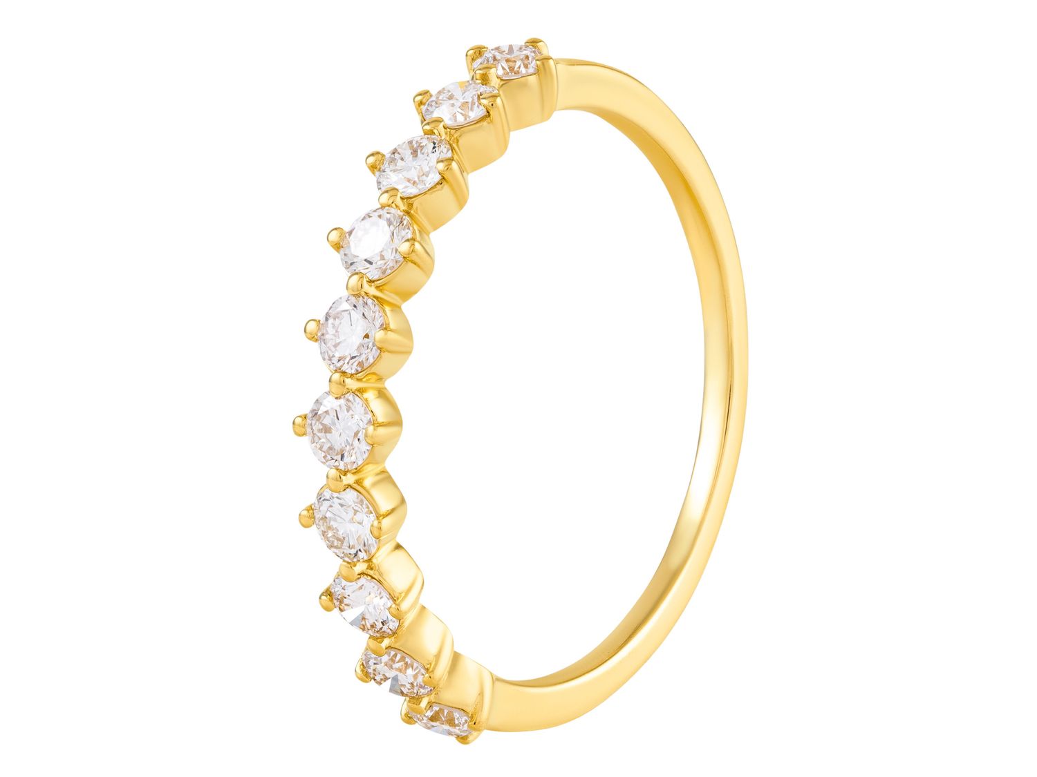 Diamond Ring - 14 KT Yellow Gold