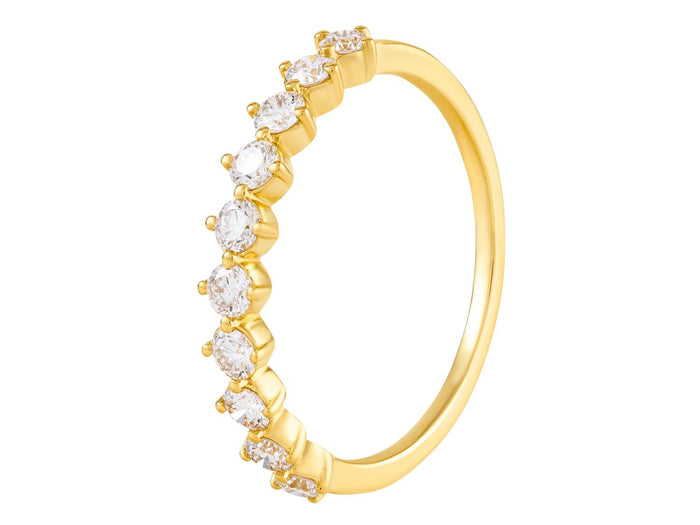 Diamond Ring - 14 KT Yellow Gold