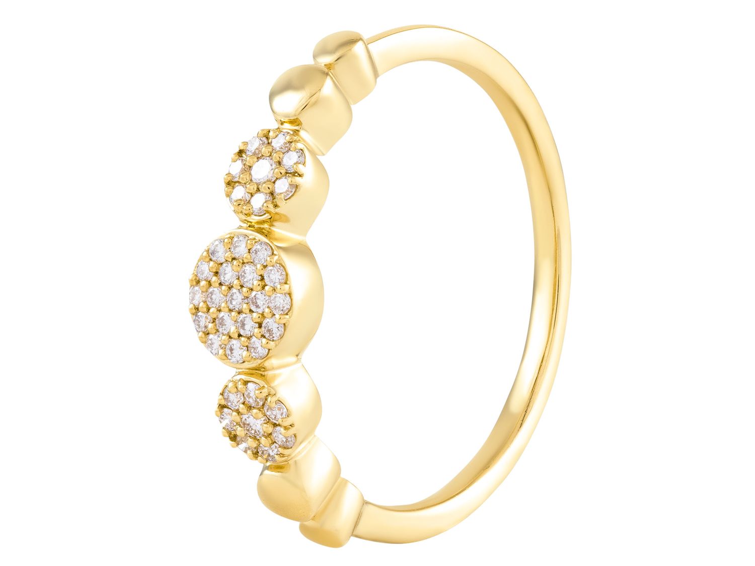 Diamond Ring - 14 KT Yellow Gold