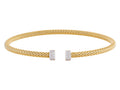 Diamond Bangle - 14 KT Yellow Gold