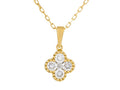 Diamond Necklace - 14 KT Yellow Gold