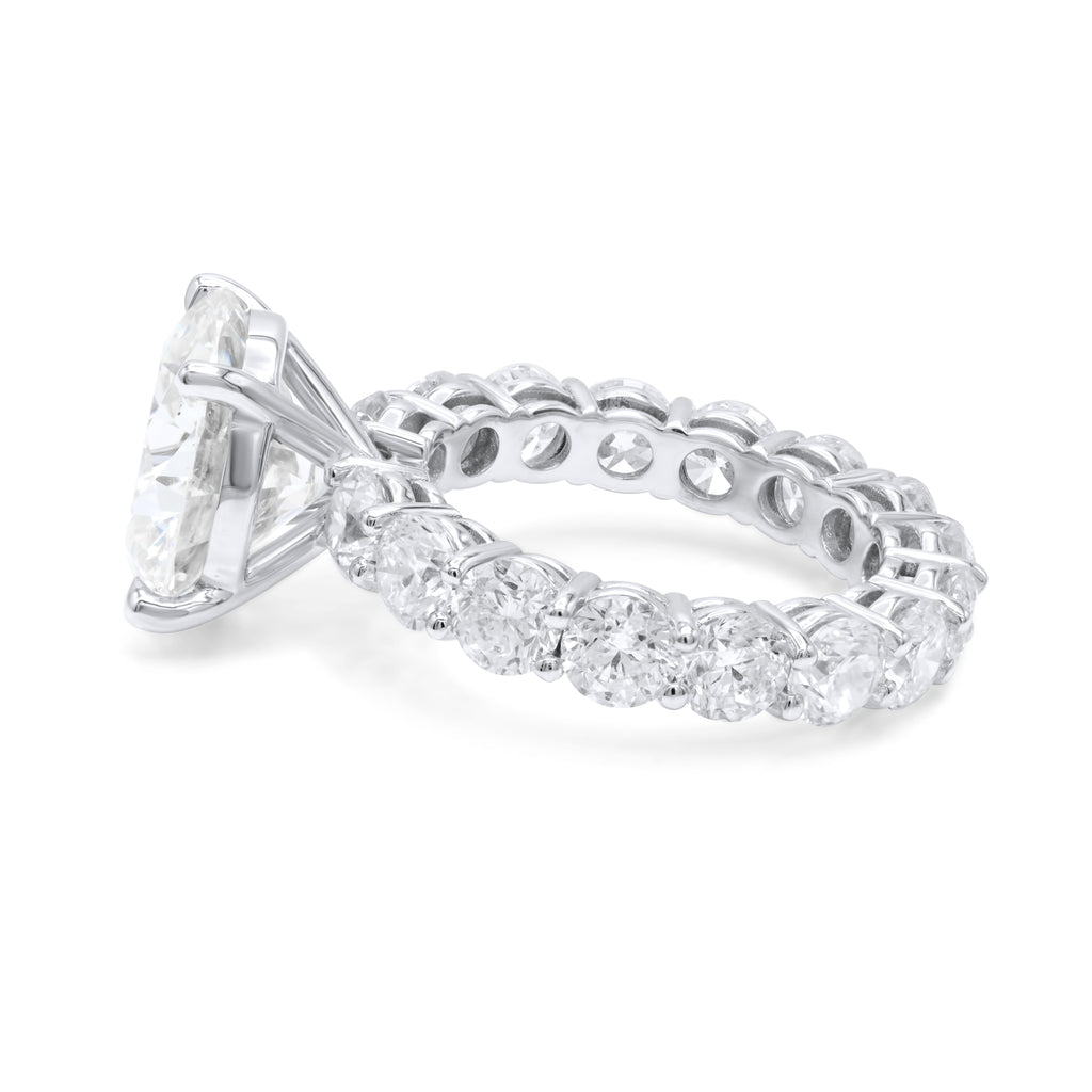 11.23ct Round Diamond Engagement Ring