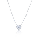 6.94ct Heart Diamond By the Yard Necklace