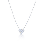 6.94ct Heart Diamond By the Yard Necklace