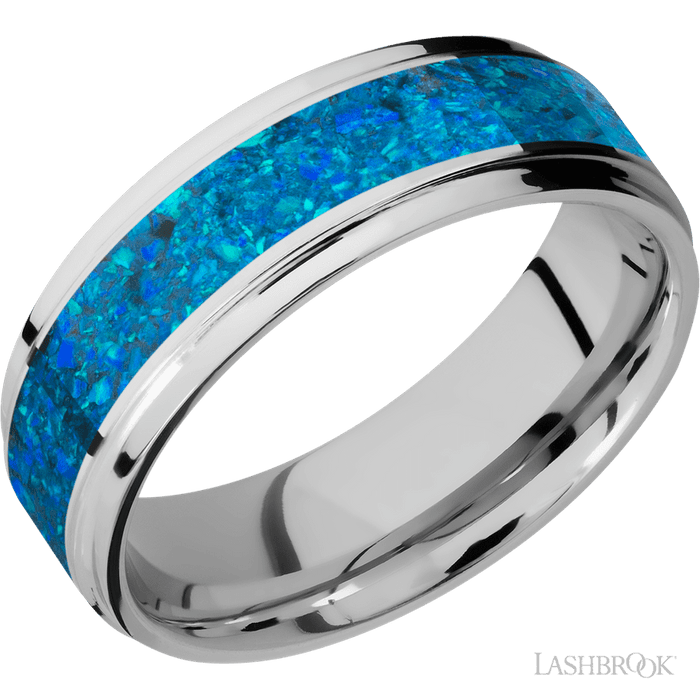 Cobalt 7mm Polish/Polish Wedding Band