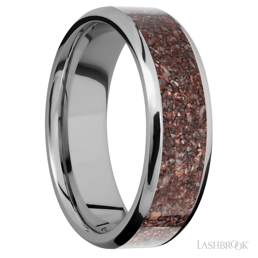 Titanium 7mm Polish/Polish Wedding Band