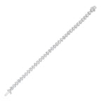 Lab-Grown Heart Diamond Tennis Bracelet