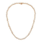 Lab Grown Multi-Cut Diamond Slanted Bezel Necklace