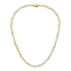 Lab Grown Multi-Cut Diamond Slanted Bezel Necklace