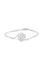 Roman and Jules Diamond Pave Flower Bracelet EB1011-1