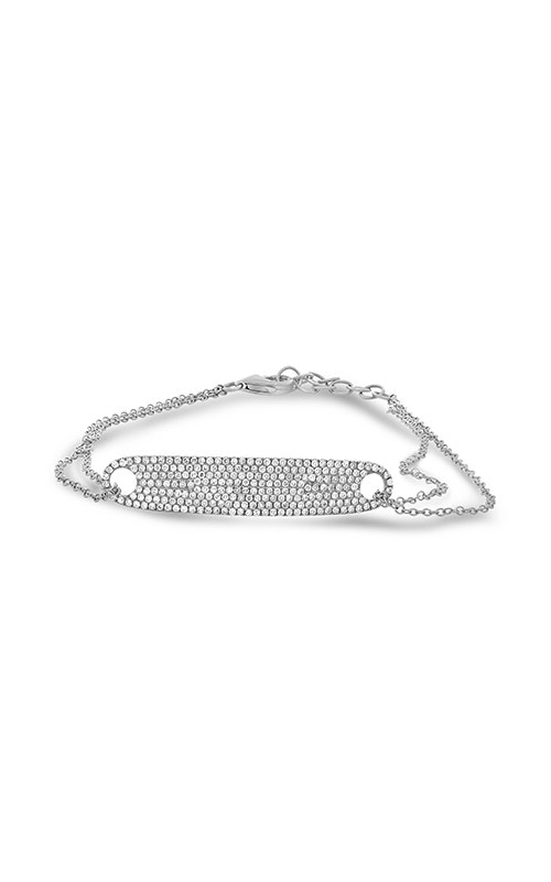 Roman and Jules White Diamond Tag Bracelet EB1003-1