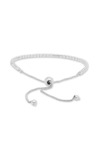 Roman and Jules White Gold & Diamond Bolo Bracelet UB2091C-1