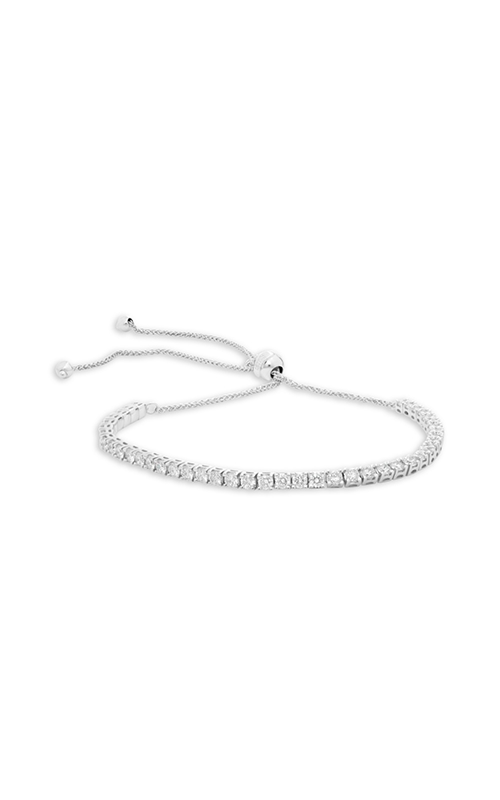 Roman and Jules Round White Diamond Slider Bracelet UB2091D-1